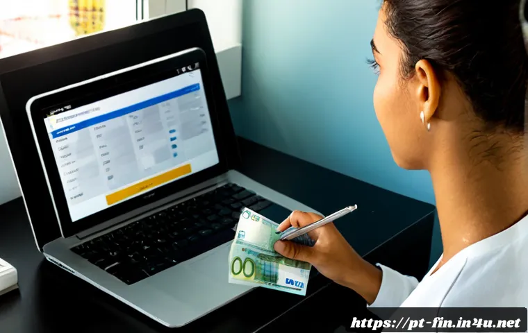 Home 30 해외 취업자 금융 관리법 - Photorealistic financial planning scene for a Portuguese-speaking professional working abroad, a Bra...