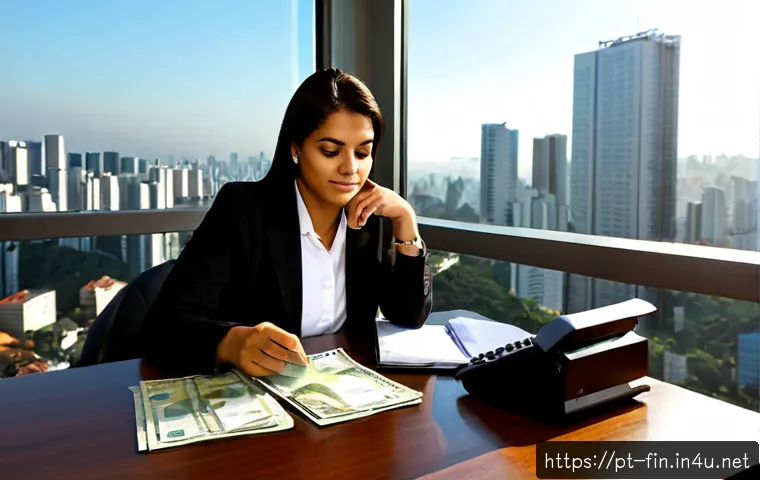 Home 17 외환 정책 변화 사례 - Photorealistic editorial scene of a Brazilian central bank economist in a modern São Paulo office st...